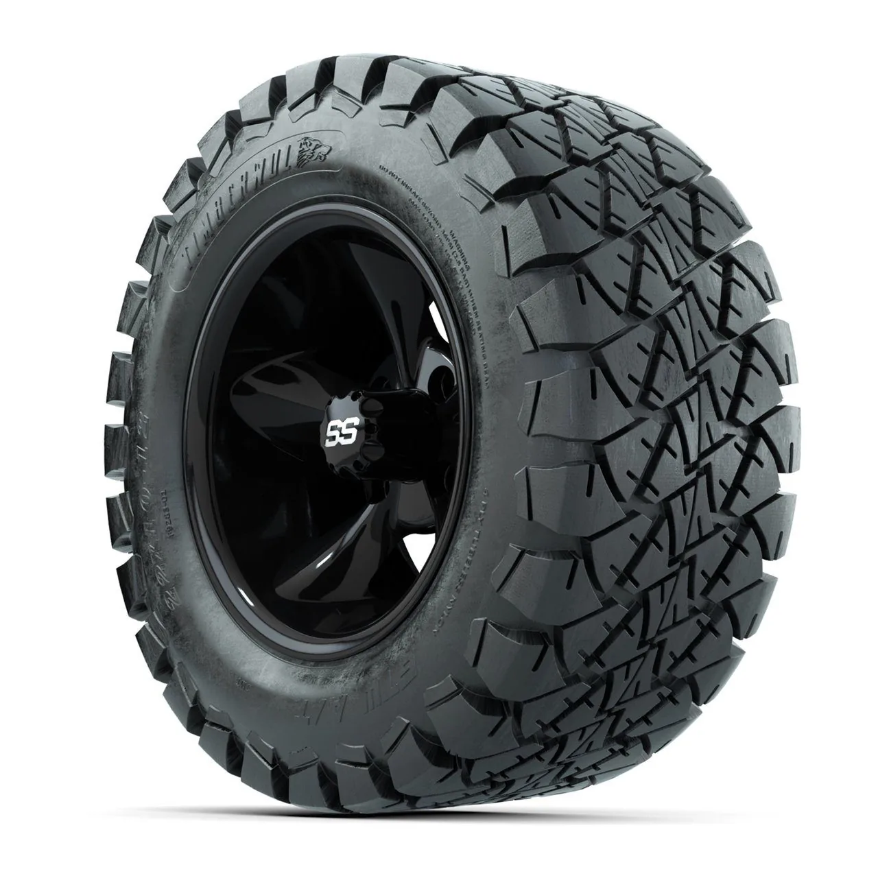Комплект из 4 колёс 12" GTW Godfather с шинами 22x10-12 GTW Timberwolf All-Terrain, артикул A19-736 — фото 3