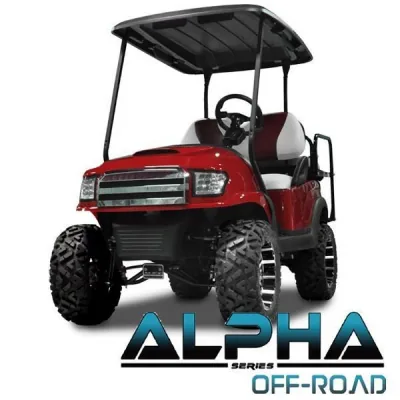 Комплект переднего обтекателя ALPHA Off-Road, красный, для Club Car Precedent, с 2004, артикул 05-026CO