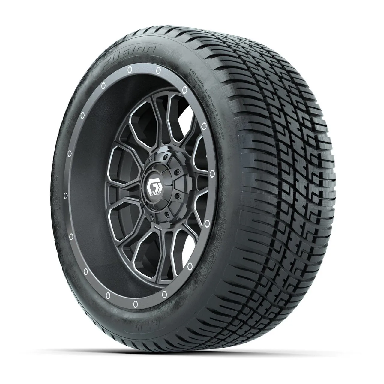 Комплект колёс с шинами 205/30-R14 Fusion Street, диски 14" Volt, графитовые, GTW, артикул A19-2249 — фото 3