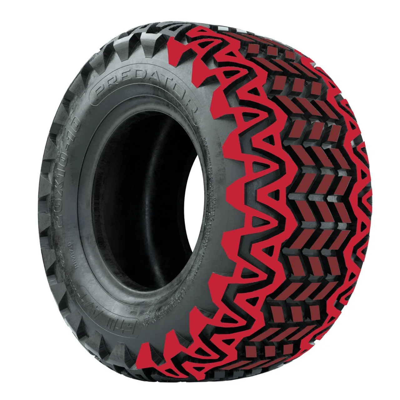 Комплект колёс GTW® Shogun 14", хром, с шинами 23x10-14 Predator All-Terrain, артикул A19-1232 — фото 9