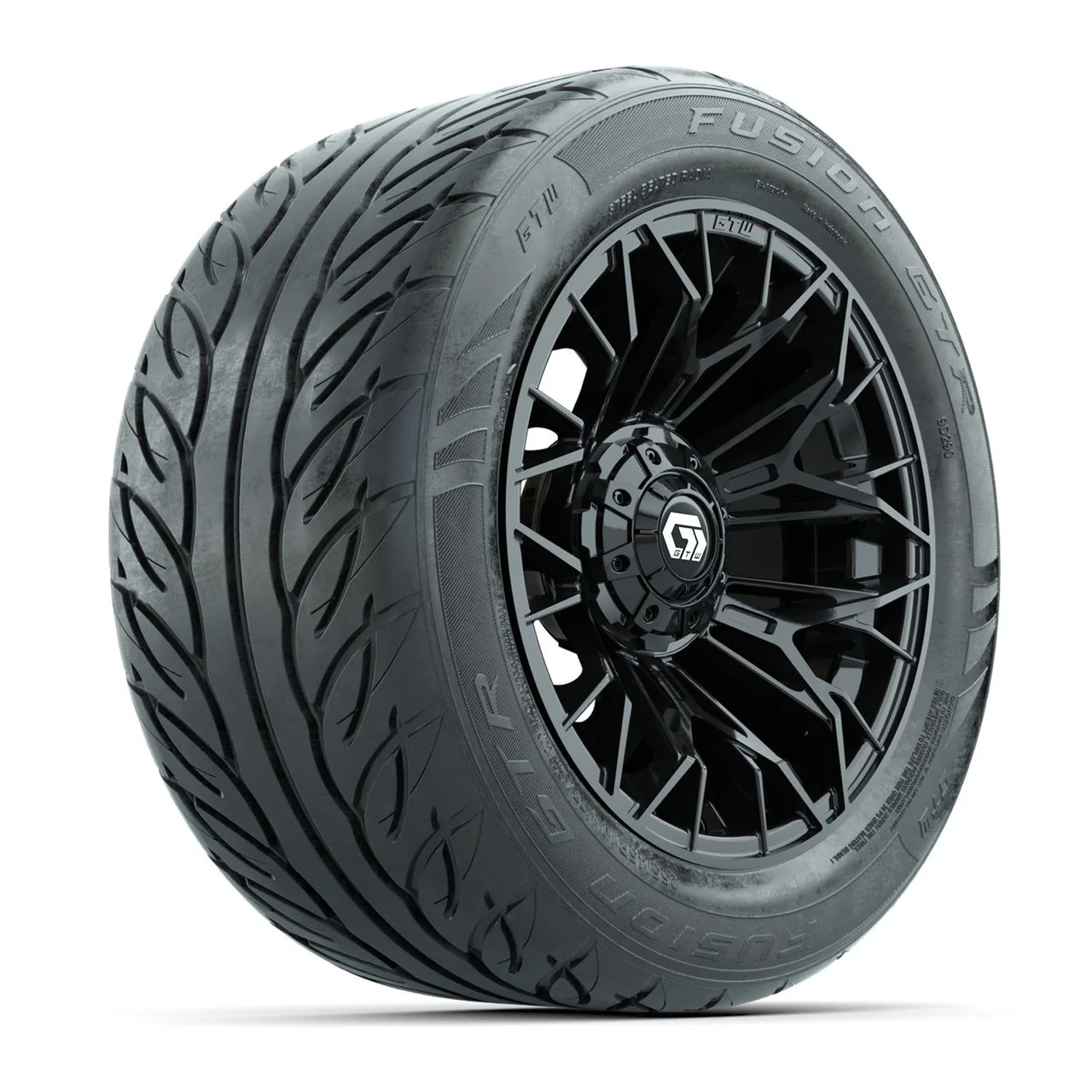 Комплект колёс с шинами 255/45-R14 Fusion GTR Steel Belt Radial Street, диски 14" Stellar, чёрные, GTW, артикул A19-2217