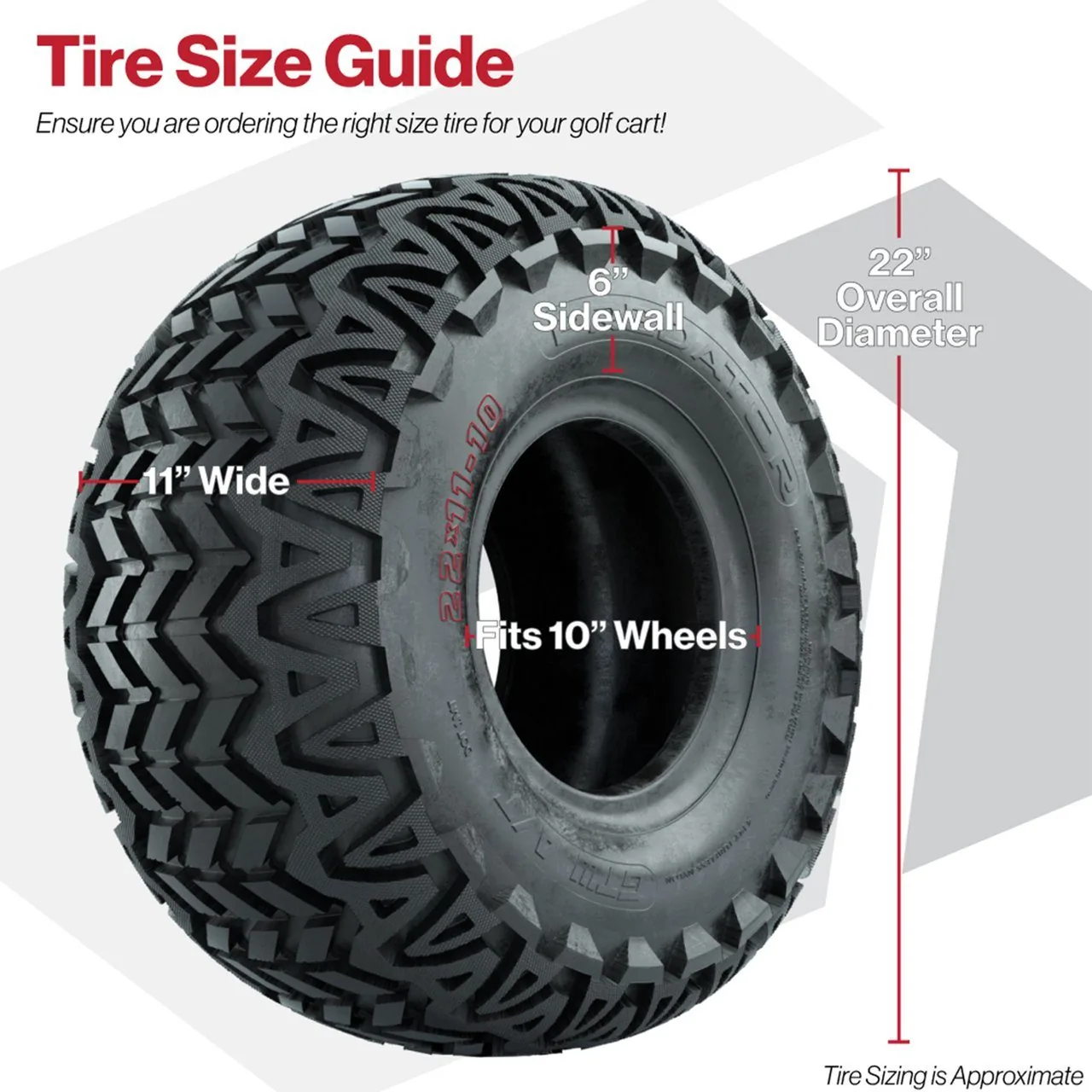 Шина 22x11-10 GTW® Predator, всесезонная для бездорожья, артикул 20-058 — фото 5