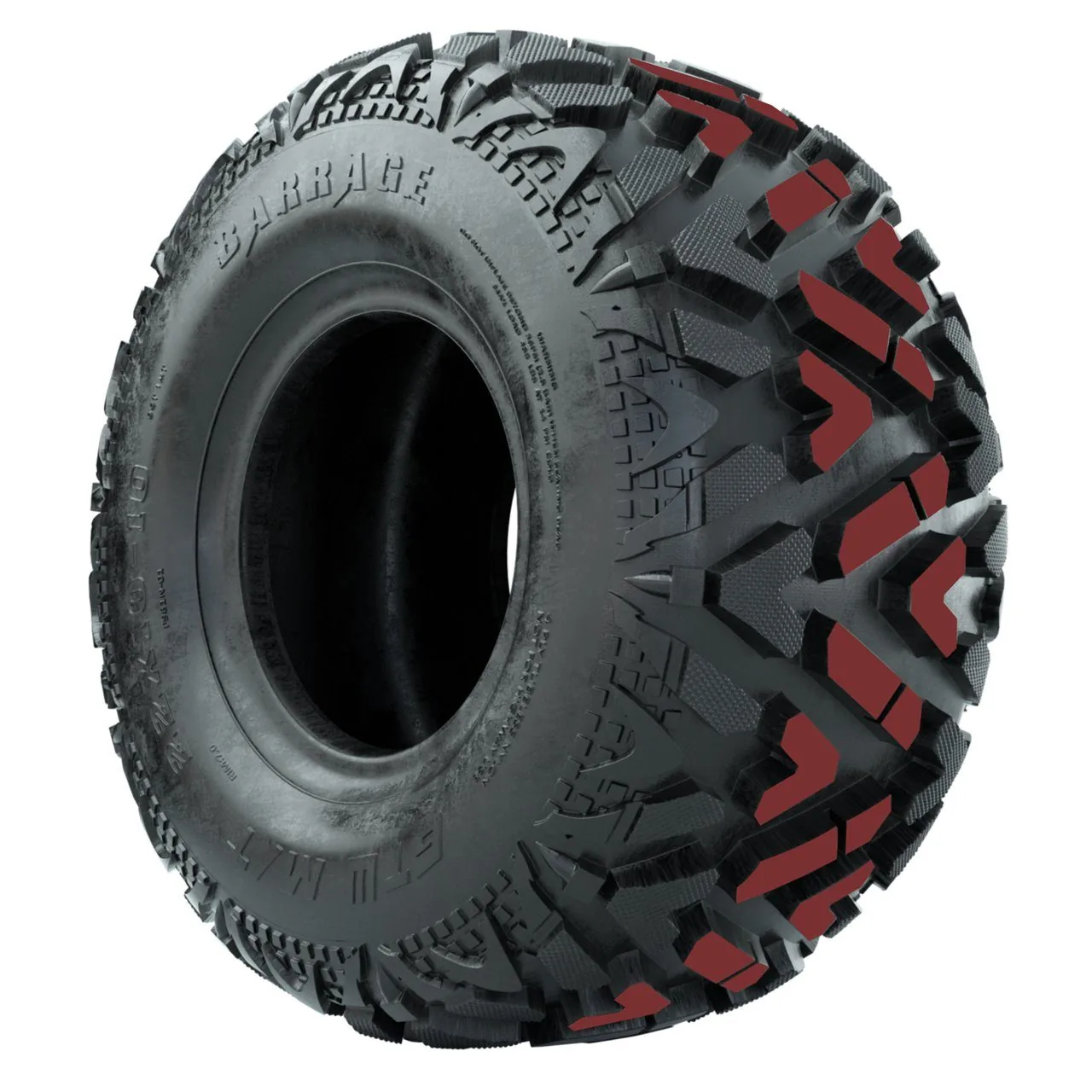 Колёса GTW Shogun Gloss Black 14" с грязевыми шинами 25x10-14 Barrage Mud, полный комплект, артикул A19-2366 — фото 14