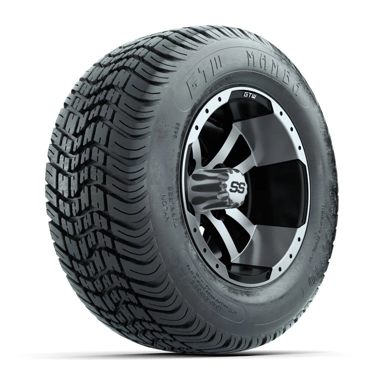 Комплект из 4 дисков 10" GTW Storm Trooper с шинами 205/50-10 Mamba Street, артикул A19-460