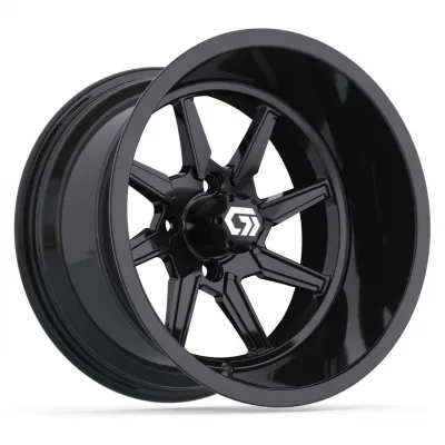 Ультраширокое колесо 15" GTW® Reaper, глянцевый чёрный, артикул 19-444