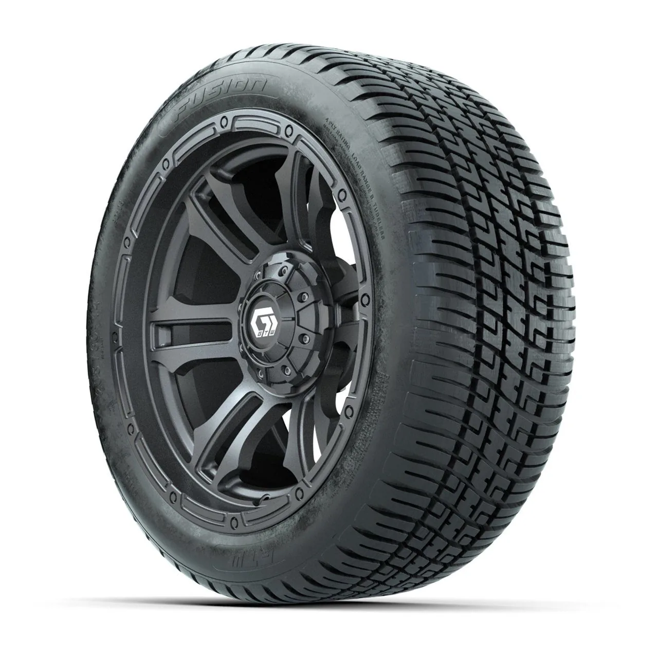 Комплект колёс GTW® Shogun 14", графит (Gunmetal), с шинами 205/30-14 Fusion Street, артикул A19-1226 — фото 3