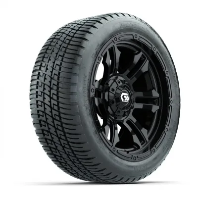 Комплект колёс GTW® Shogun 14", глянцевый чёрный, с шинами 205/30-14 Fusion Street, артикул A19-1222
