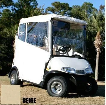 Мягкая трёхсторонняя накидная кабина Red Dot, бежевая, для E-Z-GO T48 2014-Up, артикул 48597