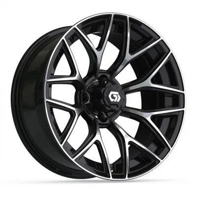 Колёсный диск 16&Prime; GTW&reg; Monaco, чёрный с проточенными элементами, артикул 19-424