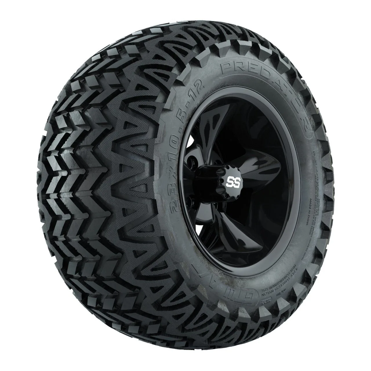 Комплект колёс GTW Godfather, чёрные, 12" с шинами 23X10.5-12 Predator All-Terrain, 4 шт., артикул A19-1999