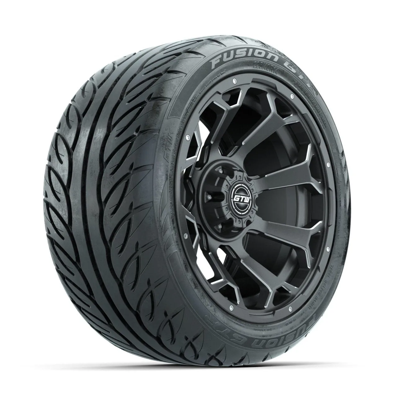 Колёса GTW Raven Off-Road 14", матовый серый, с шинами 225/40-R14 Fusion GTR Street, комплект, артикул A19-872