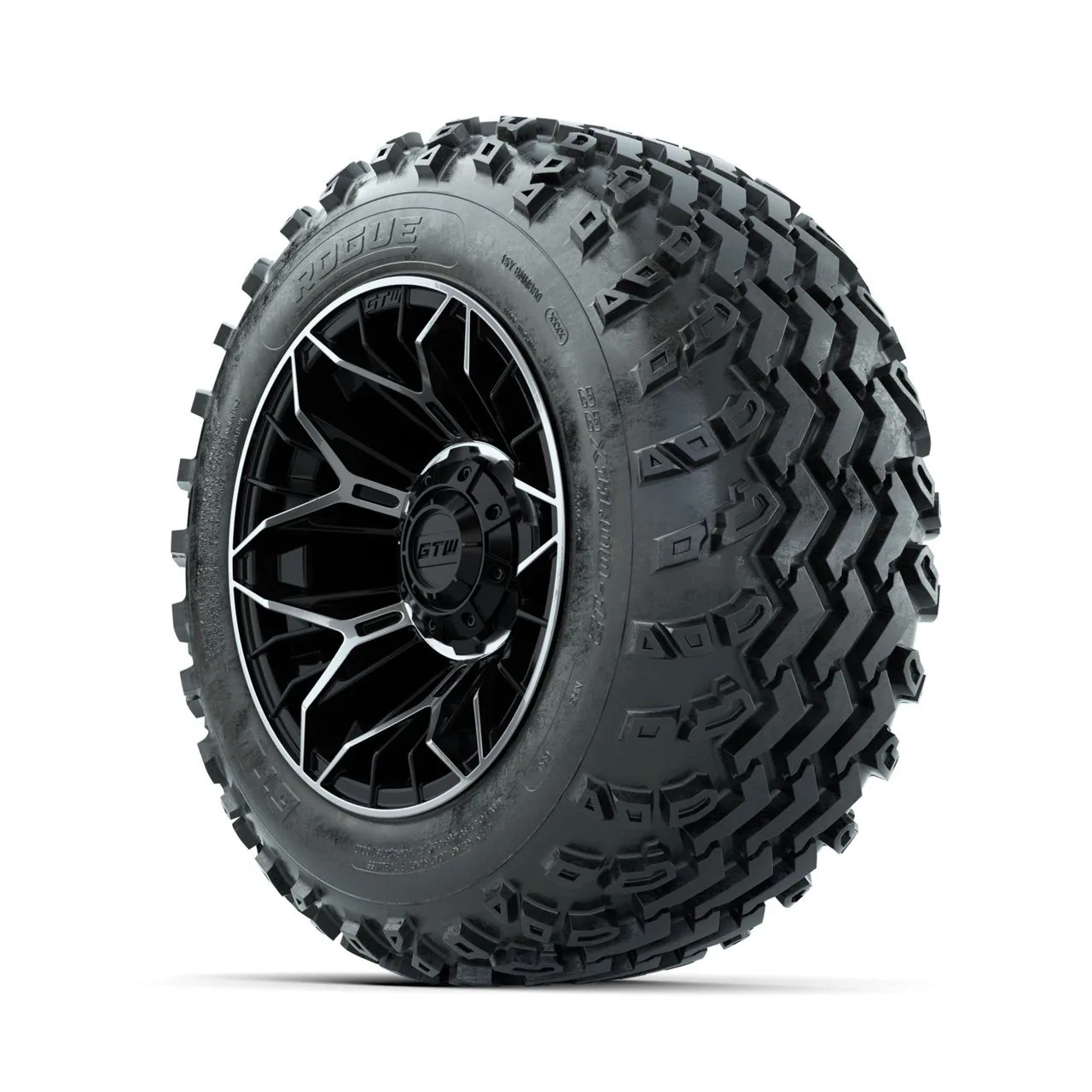 Комплект колёс GTW Stellar, матовая обработка/чёрный, 12" с шинами Rogue All Terrain 22x11.00-12, артикул A19-984 — фото 3