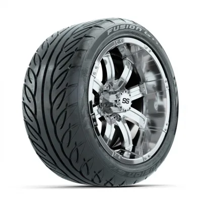 Колёса GTW Tempest 14", хром, с шинами 225/40-R14 Fusion GTR Street, комплект, артикул A19-846