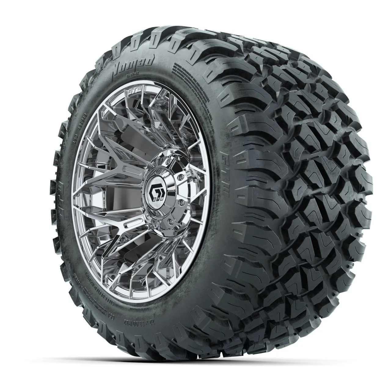 Комплект колёс GTW® Stellar 12", хром, с внедорожными шинами Nomad 22x11-R12, артикул A19-775 — фото 3