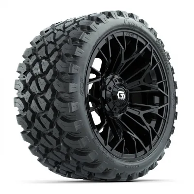 Комплект колёс GTW® Stellar 15", матовые чёрные, с внедорожными шинами Nomad 23x10-R15, артикул A19-797