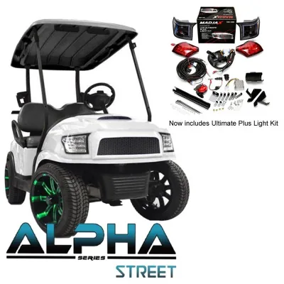 Кузовной комплект ALPHA Street, белый, с набором освещения Ultimate Plus, для Club Car Precedent, артикул 05-029KS