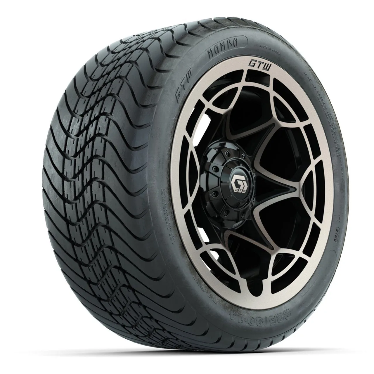 Колёса GTW Nexus Black/Bronze 14" с шинами 225/30-14 Mamba Street, полный комплект, артикул A19-2333