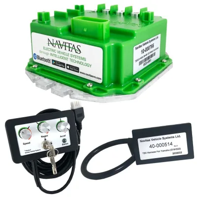 Комплект с контроллером Navitas 440A 48 В с Bluetooth для Yamaha G19-G22, 1996–07 гг., артикул 31970