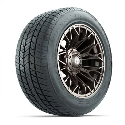 Колёса GTW Stellar 14", матовая бронза, с дорожными шинами Fusion STR 225/50-R14 (DOT), комплект, артикул A19-2719