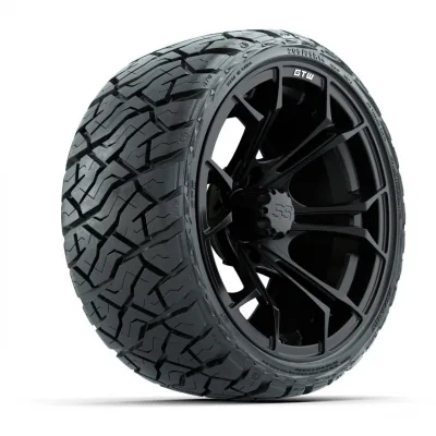 Комплект колёс в сборе: диски GTW Spyder 14", матовый чёрный, низкопрофильные шины Maverick All-Terrain 205/35-R14, артикул A19-1376