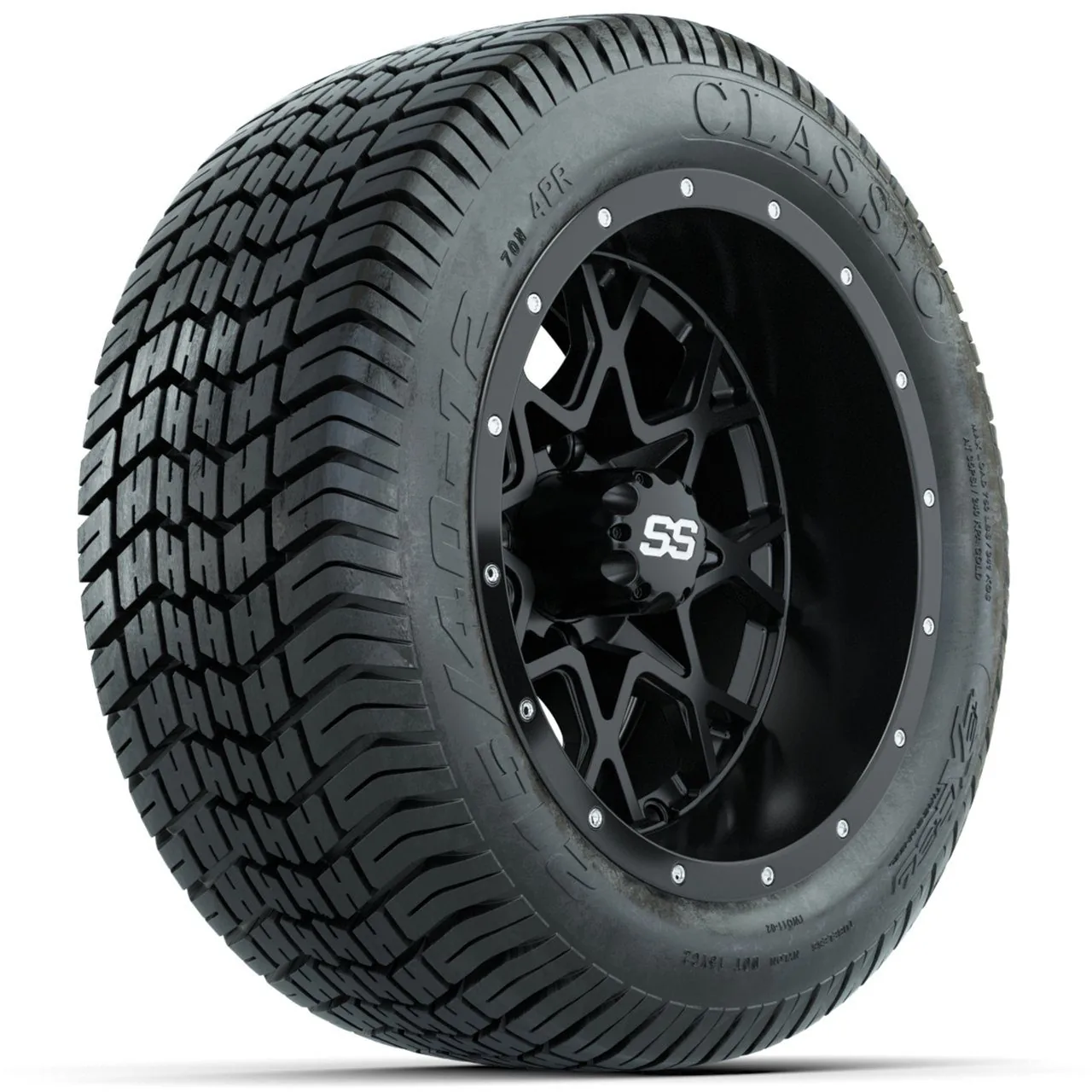 Комплект из 4 колёс 12" GTW Vortex с шинами 215/40-12 Excel Classic Street, артикул A19-621