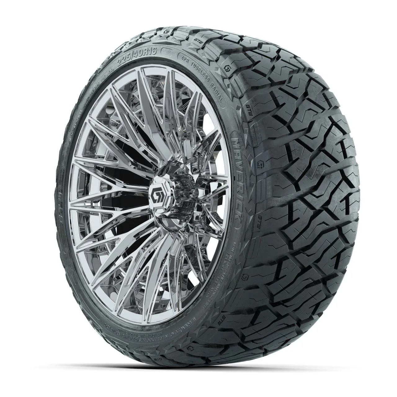 Колёса GTW® Blur, хром, 16", с шинами Maverick Hybrid 225/40-R16, комплект, артикул A19-2640 — фото 3