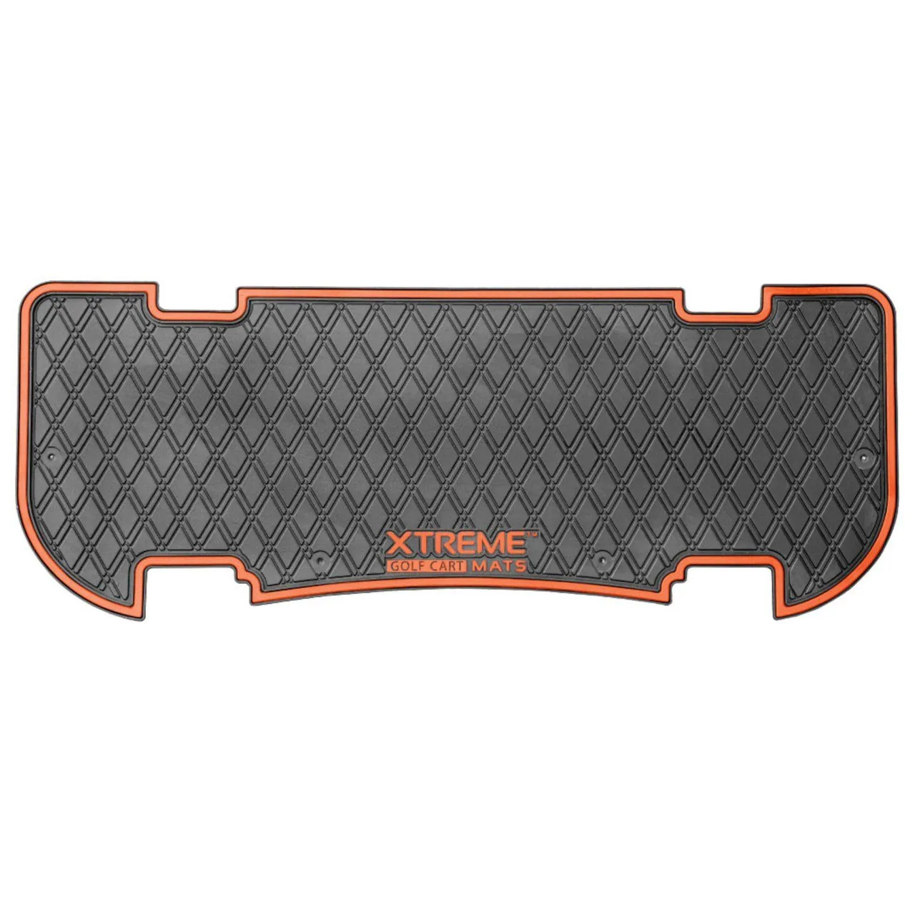 Коврики Xtreme для задних сидений MadJax Genesis 250/300, чёрные с ярко-оранжевым металликом, артикул 03-220 — фото 2