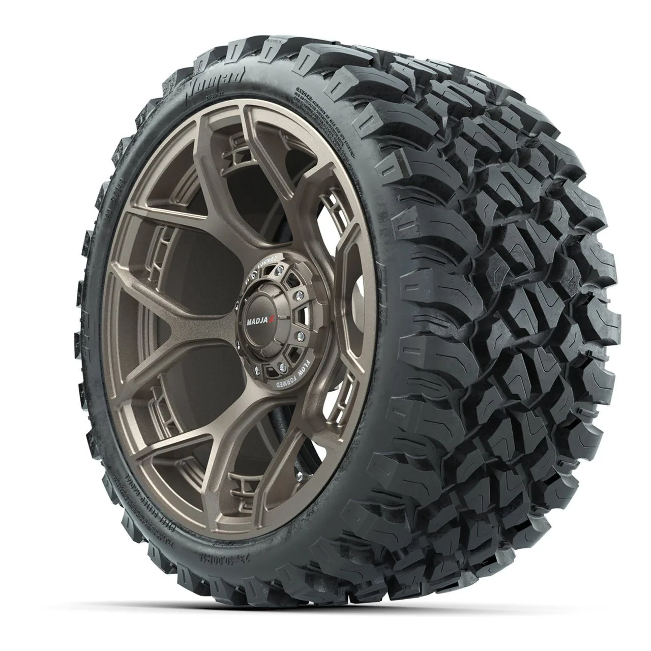Комплект колёс MadJax Flow Form Evolution 15", матовая бронза, с внедорожными шинами GTW Nomad 23x10-R15, артикул A19-421 — фото 3