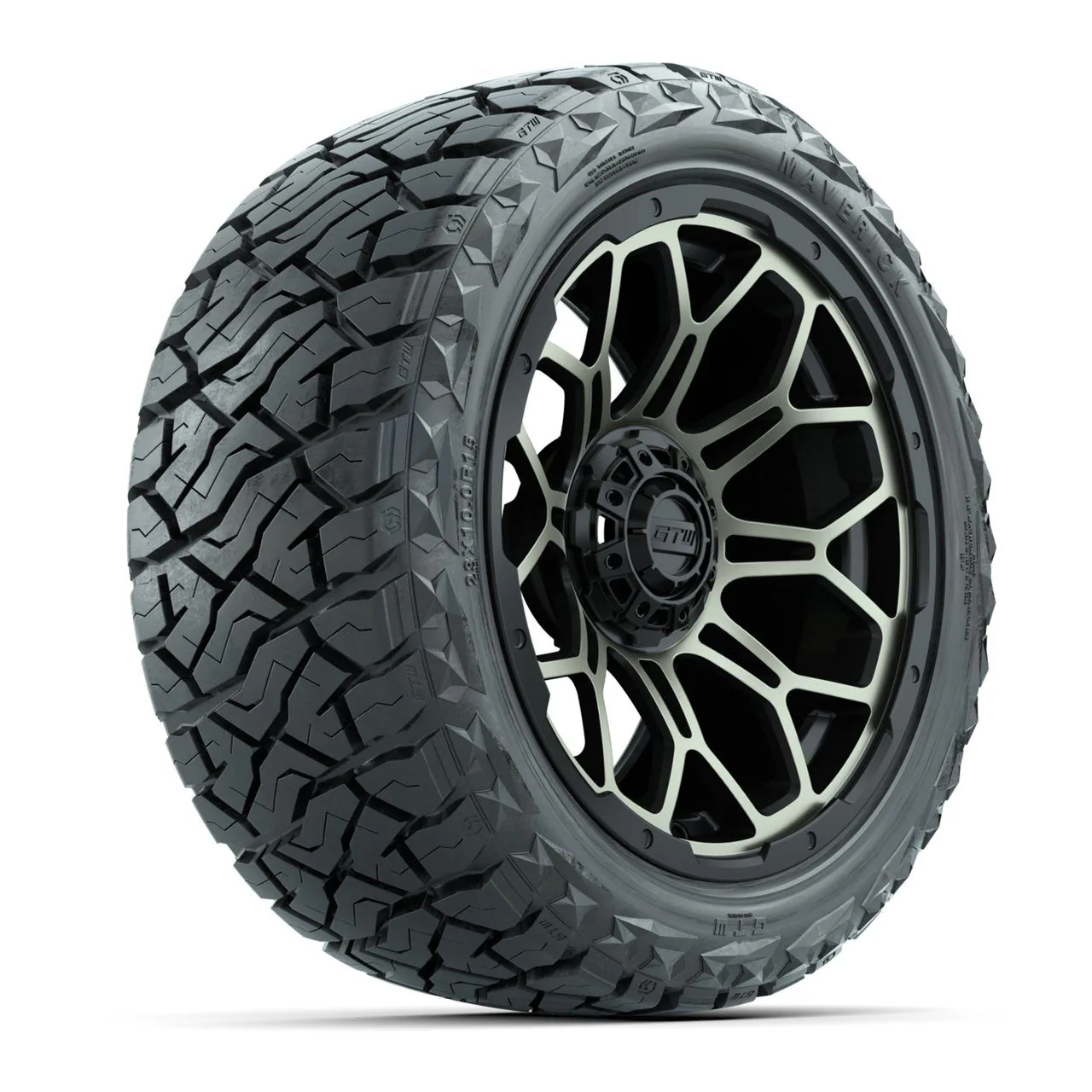 Комплект колёс GTW Bravo, матовый бронзовый, 15" с шинами 23x10.00-R15 Maverick All-Terrain, артикул A19-1387