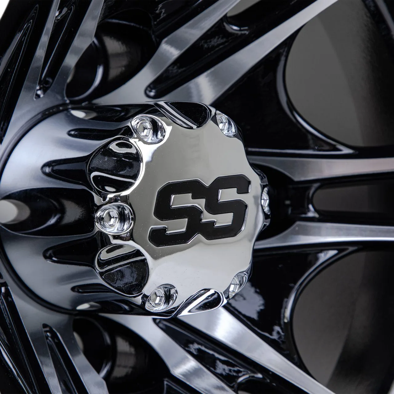 Диск 10" GTW Spyder, чёрный с фрезерованными элементами, артикул 19-384 — фото 4