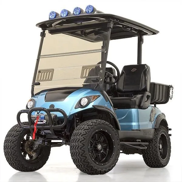 Лобовое стекло складное тонированное 1/4" с вентиляционными заслонками для Yamaha Drive2 (2017 г. и новее), RedDot, артикул 09-089