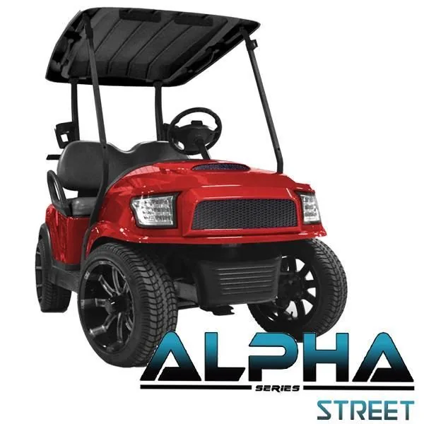 Комплект переднего обтекателя ALPHA Street, красный, для Club Car Precedent, с 2004, артикул 05-026CS