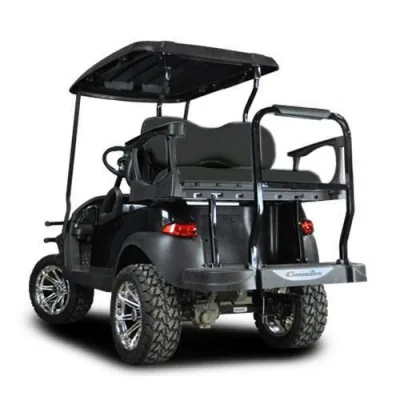 Заднее сиденье MadJax Genesis 250 с подушками Deluxe, чёрные, для Club Car Precedent (2004 г. и новее), артикул 01-047-202D