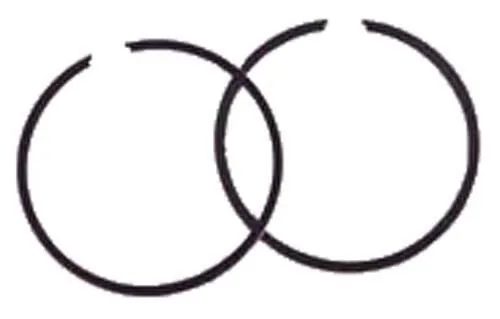 Комплект поршневых колец для бензинового E-Z-GO (1980-1988), артикул 4595