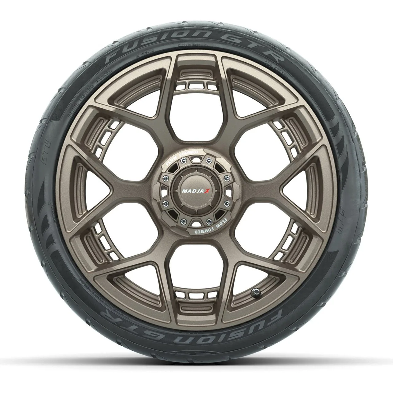 Комплект из 4 колёс MadJax Flow Form Evolution 15", матовая бронза, с шинами GTW Fusion GTR Street, артикул A19-420 — фото 2