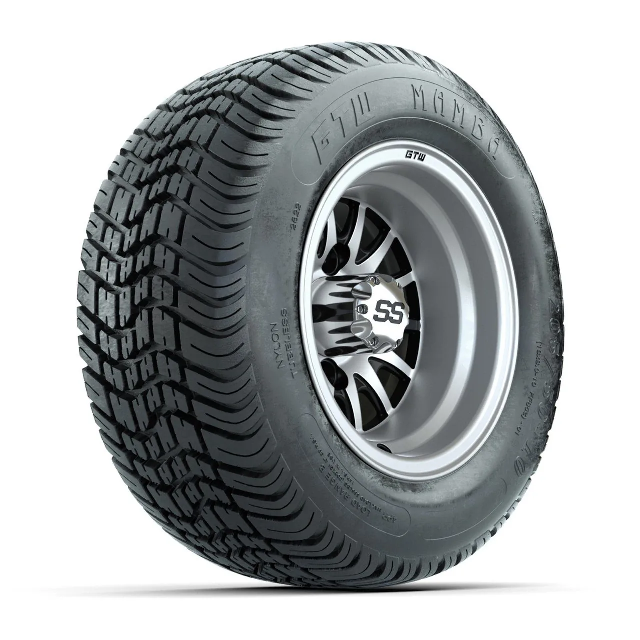 Комплект из 4 дисков GTW Medusa 10" с шинами Mamba Street 205/50-10, артикул A19-567