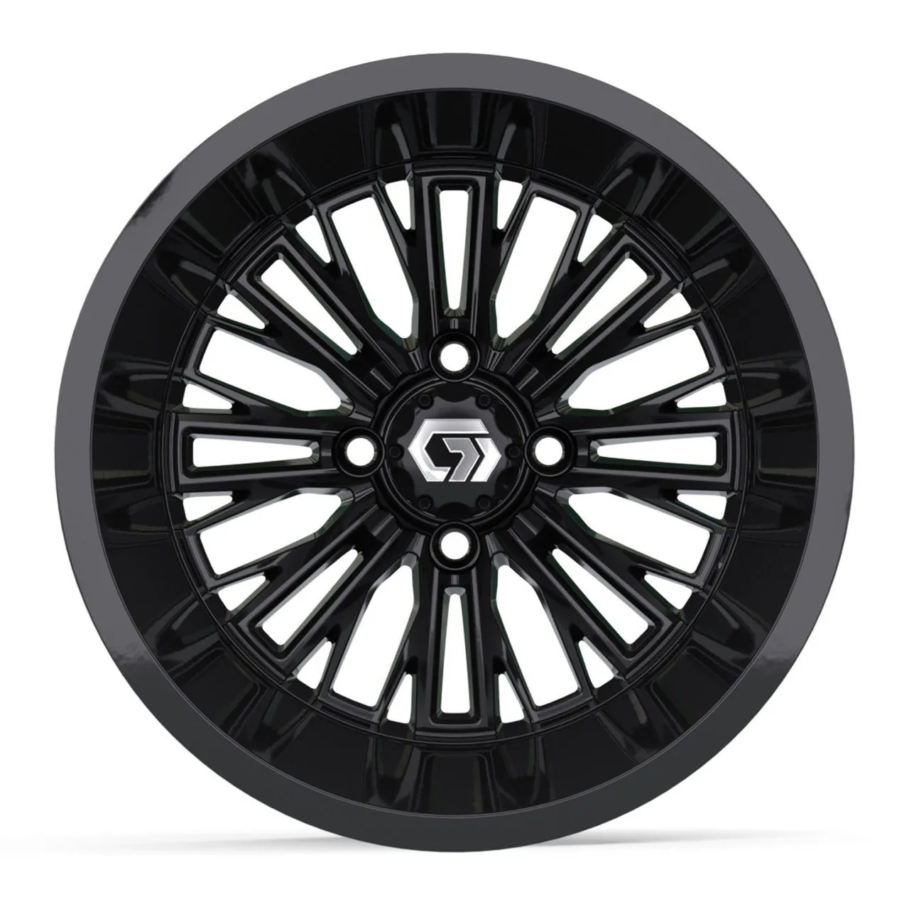 Колёсный диск 14&Prime; GTW&reg; Viper, глянцевый чёрный, сверхширокий, артикул 19-429 — фото 2