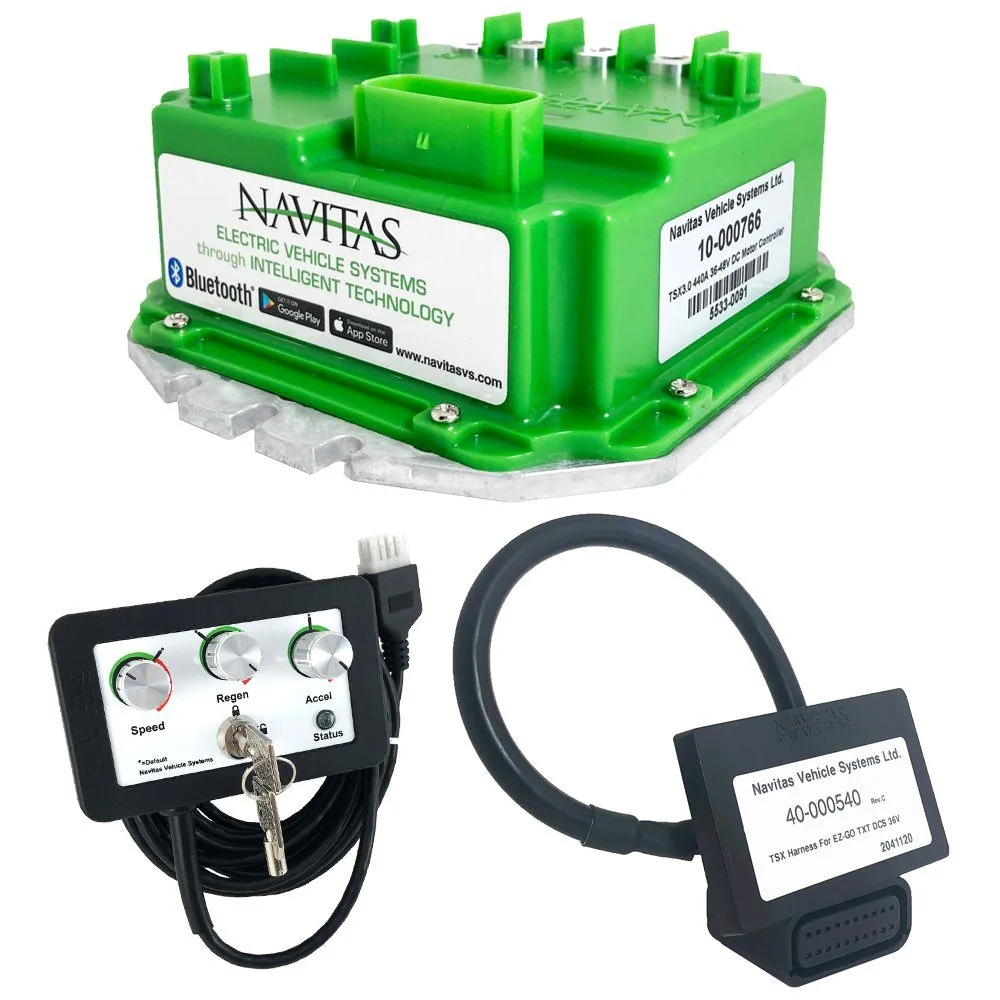Контроллер Navitas TSX 3.0 600 А с программатором On-The-Fly, для E-Z-GO TXT DCS 36 В, артикул 25-107