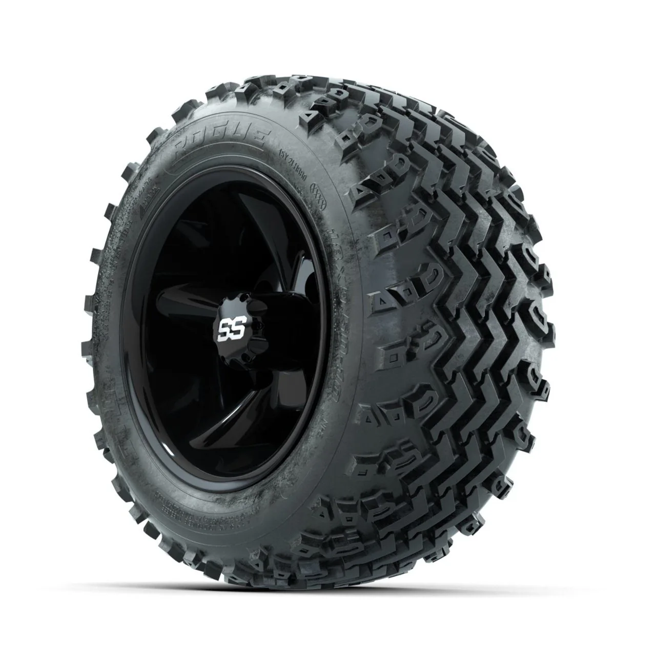 Комплект колёс и шин: диски GTW Godfather чёрные 10", шины Rogue All-Terrain 18x9.50-10, артикул A19-896 — фото 3