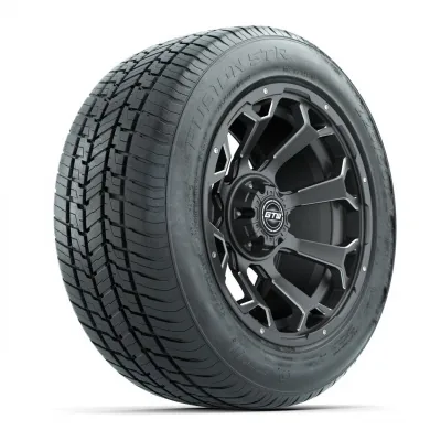 Колёса GTW® Raven, матовый серый, 14", с шинами Fusion STR 225/50-R14 (DOT), комплект, артикул A19-2705