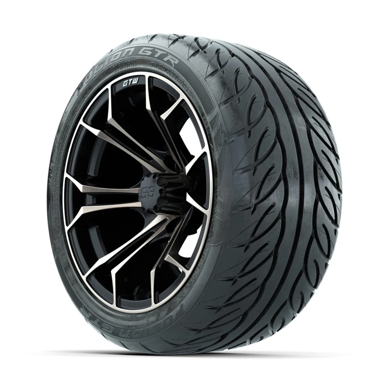 Колёса GTW Spyder 14", бронзовый/матовый чёрный, с шинами 225/40-R14 Fusion GTR Street, комплект, артикул A19-880 — фото 3