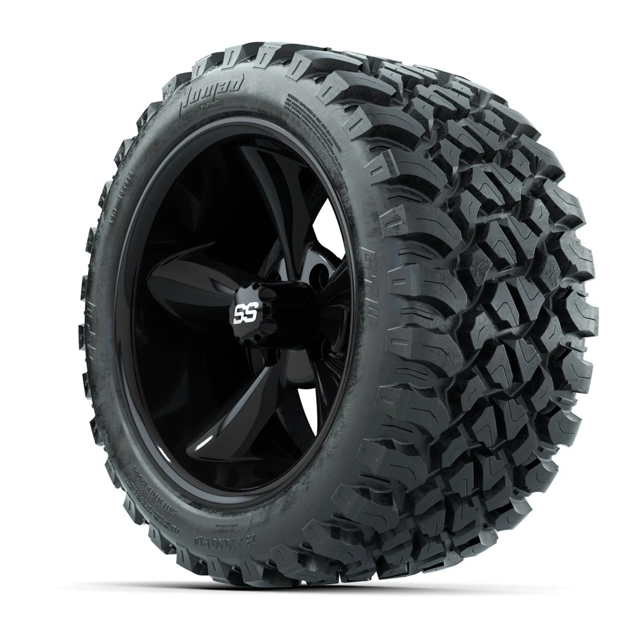 Колёса GTW Godfather 14”, чёрные, с шинами 23x10-R14 Nomad Steel Belt Radial All-Terrain, комплект, артикул A19-2455 — фото 3