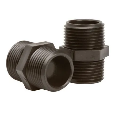 Ниппель шестигранный Hypro, 3/4 x 3/4 Mpt, артикул RHY3M34