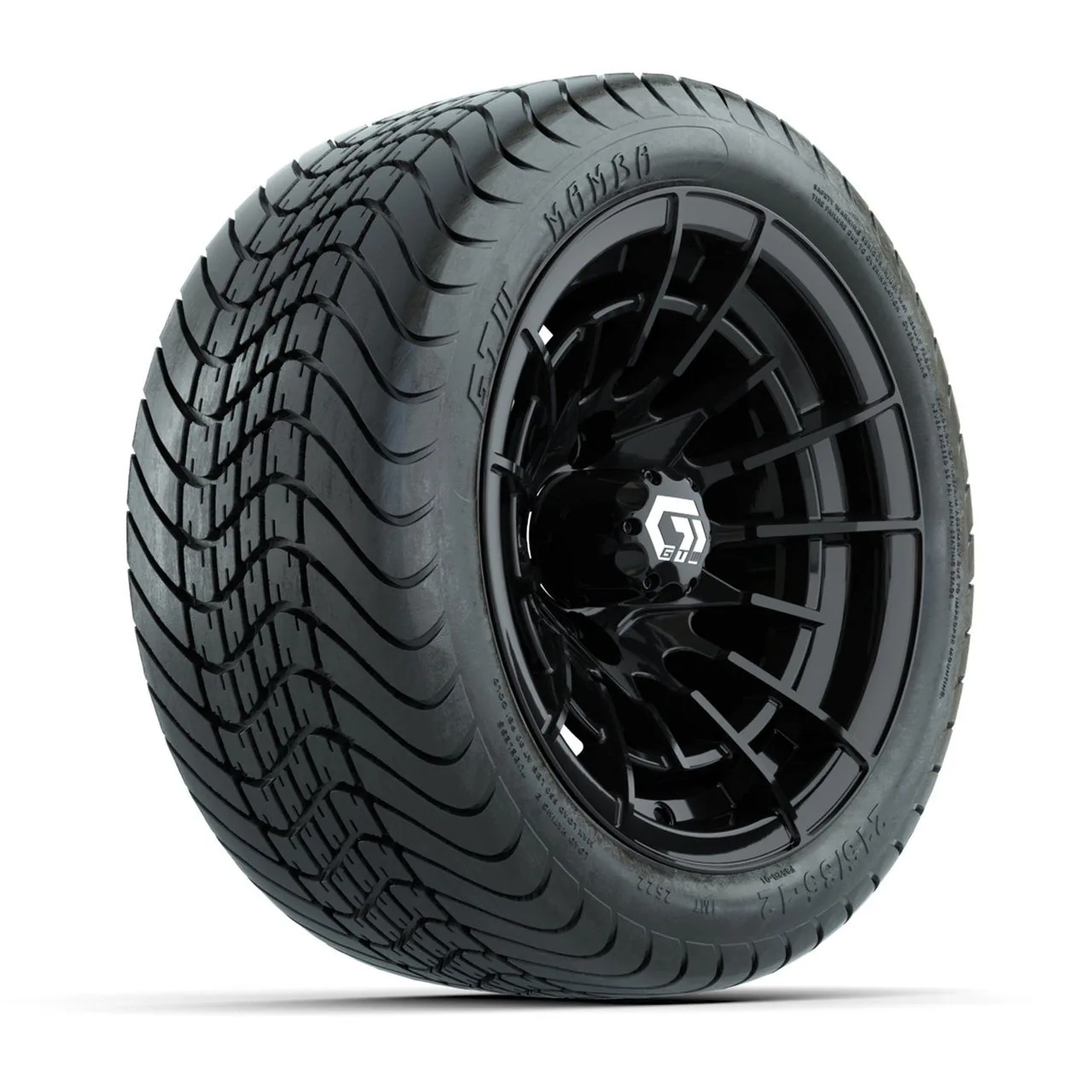 Комплект колёс 12" с шинами 215/35-12 Mamba Street, глянцевый чёрный, GTW Boost, артикул A19-1154