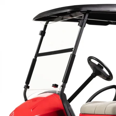 Лобовое стекло складное прозрачное DOT для Club Car Precedent (2004 г. и новее), RedDot, артикул 09-186