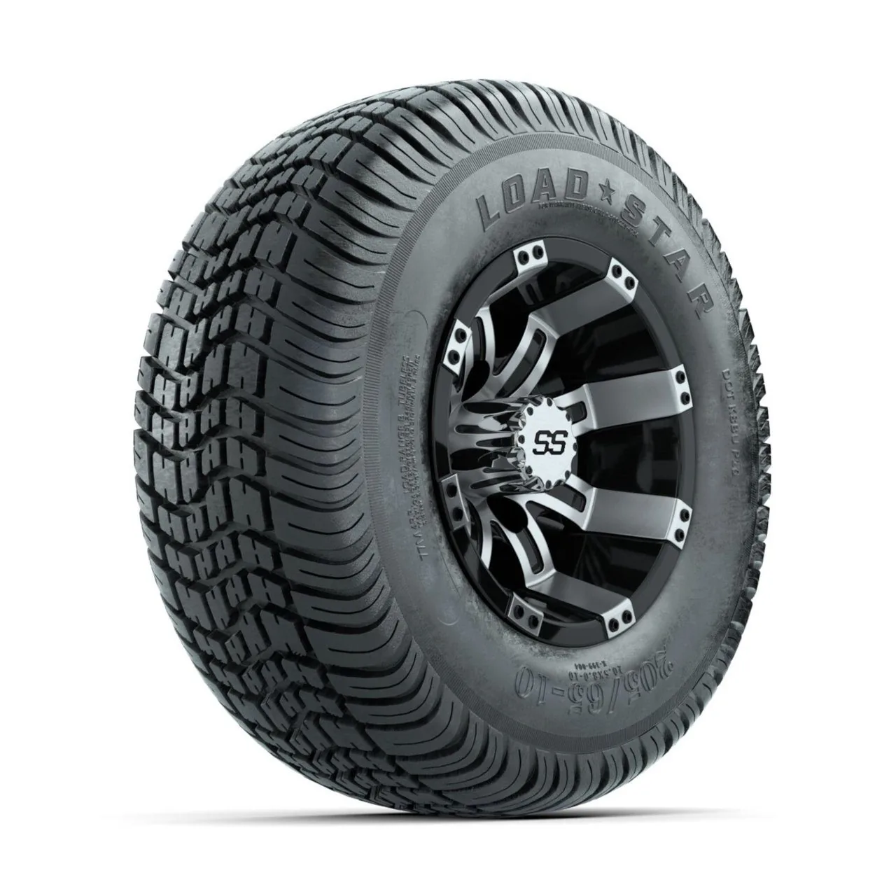 Комплект из 4 колёс 10" GTW Tempest с шинами 205/65-10 Kenda Load Star, артикул A19-589