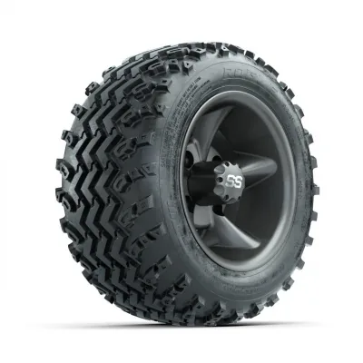 Комплект колёс и шин: диски GTW Godfather матовый серый 10", шины Rogue All-Terrain 18x9.50-10, артикул A19-898