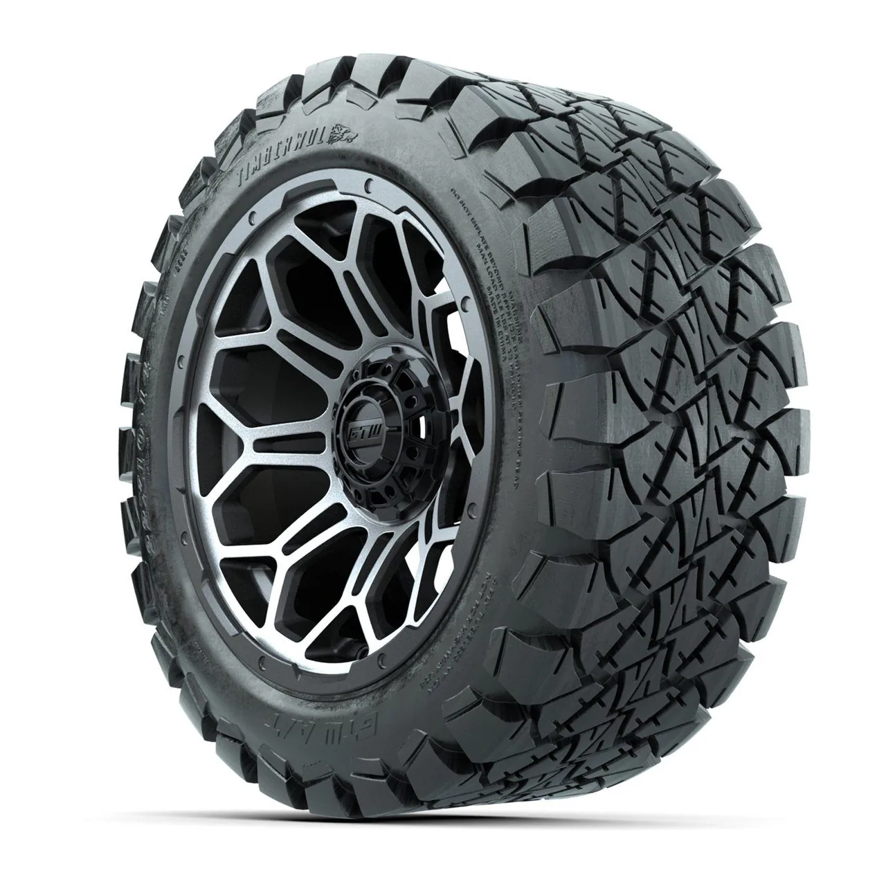 Комплект из 4 колёс GTW Bravo 14" с шинами GTW Timberwolf All-Terrain 22x10-14, артикул A19-447 — фото 3