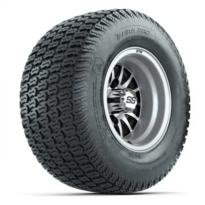 Комплект колёс GTW Medusa, чёрный/шлифованный, 10" с шинами 20x10-10 S-Pattern Terra Pro Street, артикул A19-1534