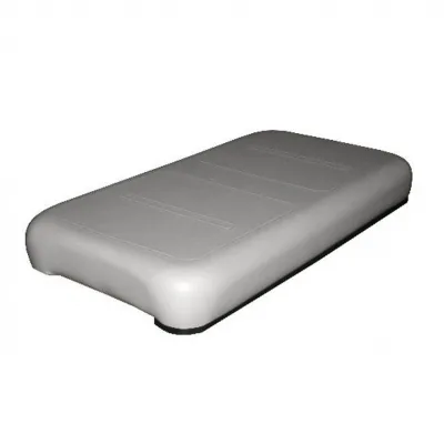 Подушка сиденья в сборе для E-Z-GO TXT/T48 / TXT 2+2 / L6 / S4, серая (2014 г. и новее), артикул 18-217